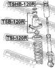 TOYOT 4875563010 Spacer Bush, shock absorber